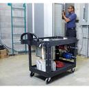 Rubbermaid Black 500 lb. Structural Foam Utility Cart in 