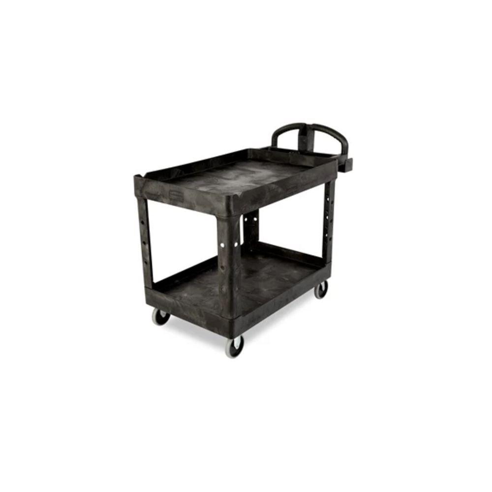Rubbermaid Black 500 lb. Structural Foam Utility Cart in 
