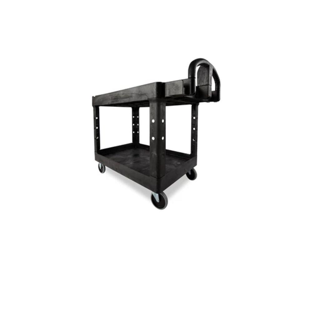 Rubbermaid Black 500 lb. Structural Foam Utility Cart in 