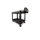 Rubbermaid Black 500 lb. Structural Foam Utility Cart in 