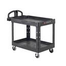 Rubbermaid Black 500 lb. Structural Foam Utility Cart in 