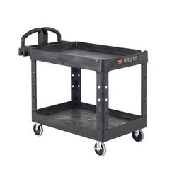 500 lb. Structural Foam Utility Cart in Black
