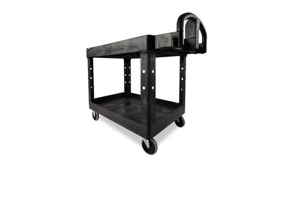 Rubbermaid Black 500 lb. Structural Foam Utility Cart in 