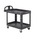 Rubbermaid Black 500 lb. Structural Foam Utility Cart in 