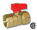 1/2 in. Brass FIPT Lever Handle Gas Ball Valve