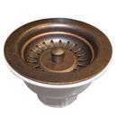 3-1/2 in. Post Type Basket Strainer in Weathered Copper