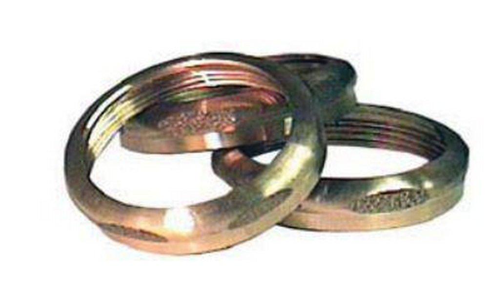 Wal-Rich 1-1/2 in. Satin Brass Slip Nut 