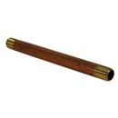 1/8 x 4-1/2 in. Threaded Red Brass Pipe Nipple
