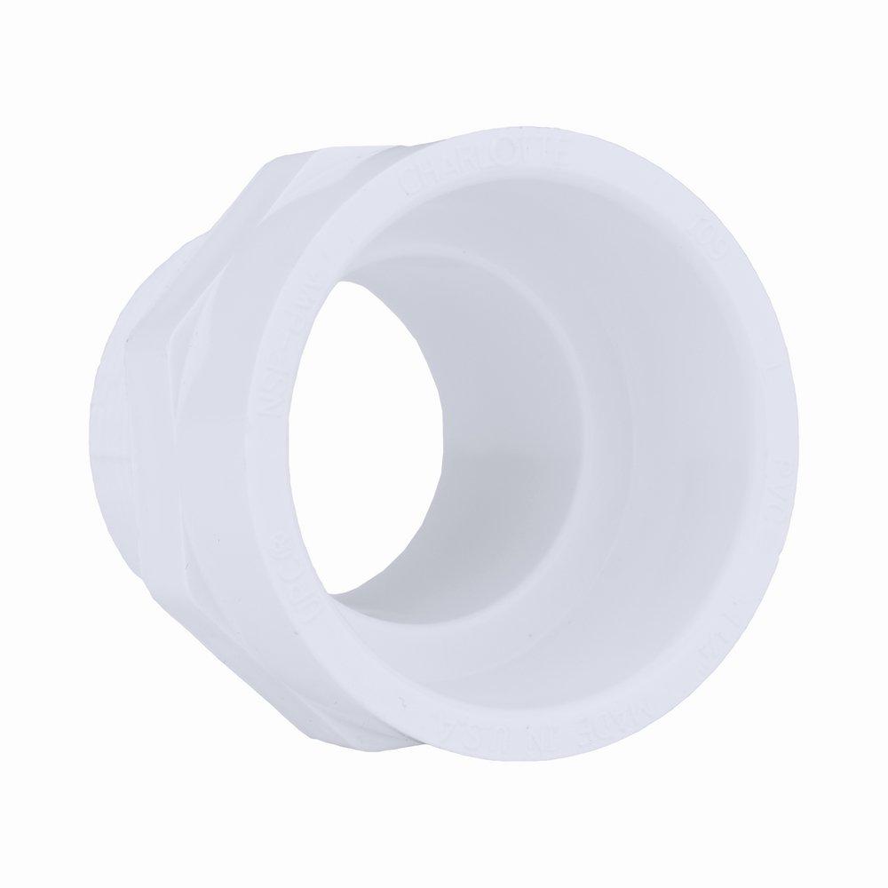 White PVC DWV Male Adapter 