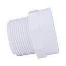 White PVC DWV Male Adapter 