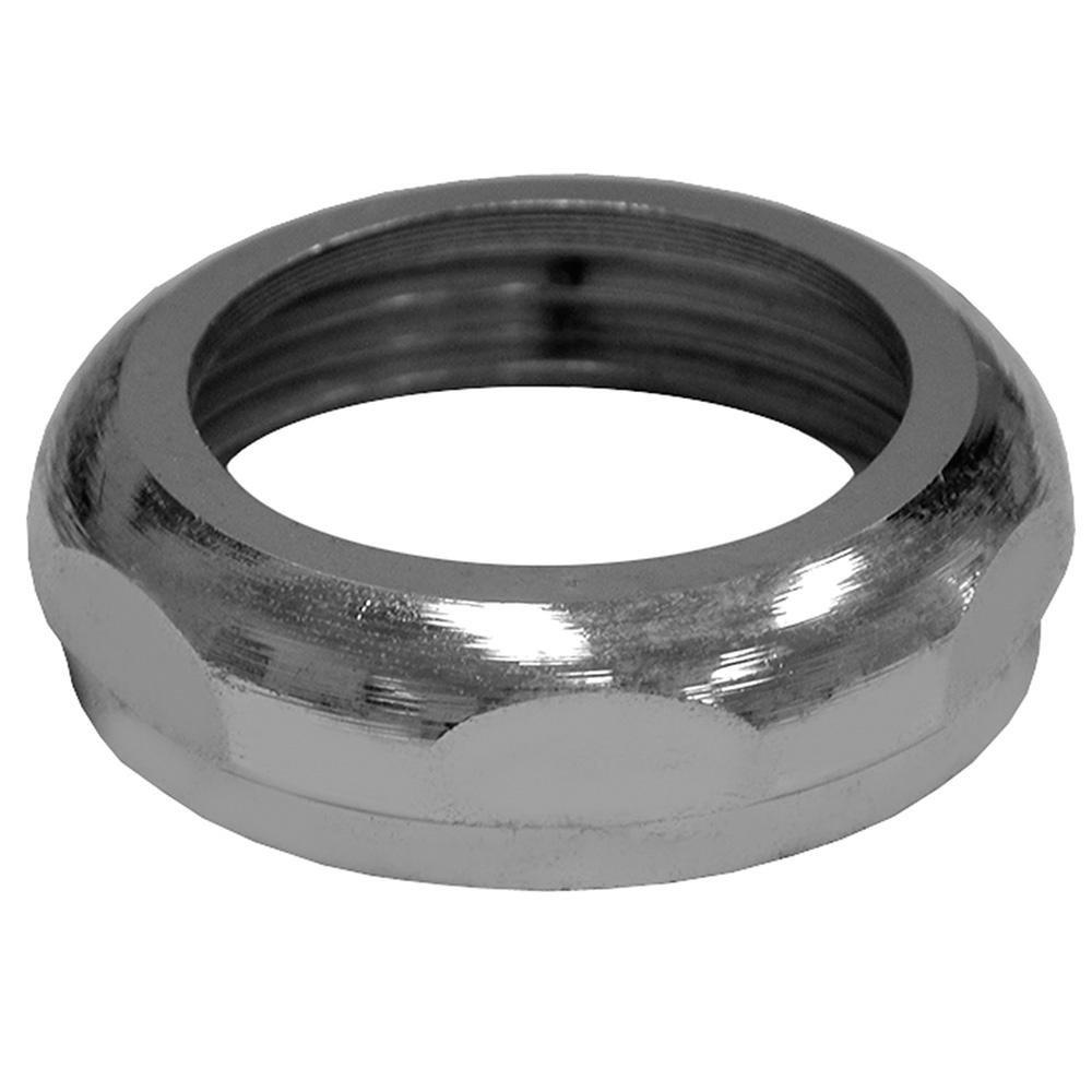 Jones Stephens Chrome Plated Slip-Joint Brass Nut 