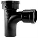 Black Spigot x Hub x Threaded Extra Heavy Cast Iron Sanitary Tee 