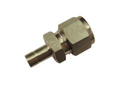 3/8 x 1/2 in. OD Tube Reducing Double Ferrule 316 Stainless Steel Coupling