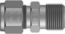 1 x 3/4 x 2-13/50 in. OD Tube x MNPT Reducing 316 Stainless Steel Double Ferrule Connector