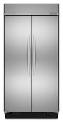 48-1/4 in. 18.7 cu. ft. Side-By-Side Refrigerator in Stainless Steel/Black