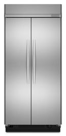 42-1/4 in. 15.9 cu. ft. Side-By-Side Refrigerator in Stainless Steel/Black