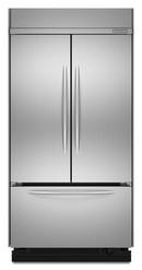 42-1/4 in. 16.71 cu. ft. French Door Refrigerator in Stainless Steel/Black