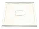 36 in. x 36 in. Shower Base with Center Drain in Biscuit