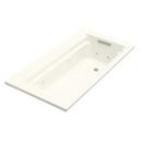 72 x 36 in. Thermal Air Drop-In Bathtub with Reversible Drain in Biscuit