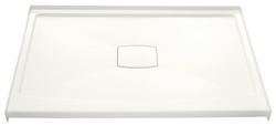 60 in. x 36 in. Shower Base with Center Drain in White