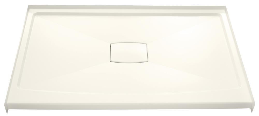 KOHLER Biscuit 60 in. Rectangle Shower Base with Center Drain 