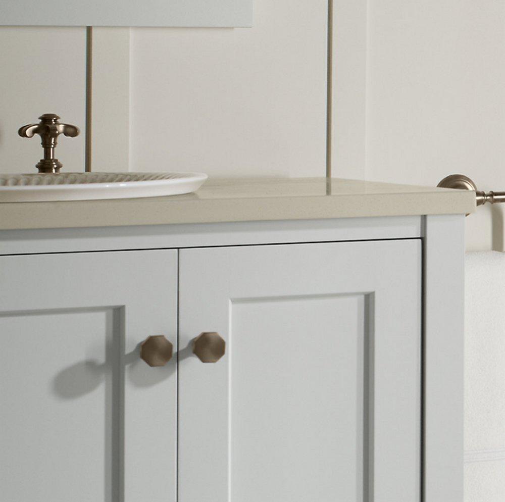 KOHLER Vibrant&reg; Brushed Nickel 1-1/4 in. Drawer Knob 