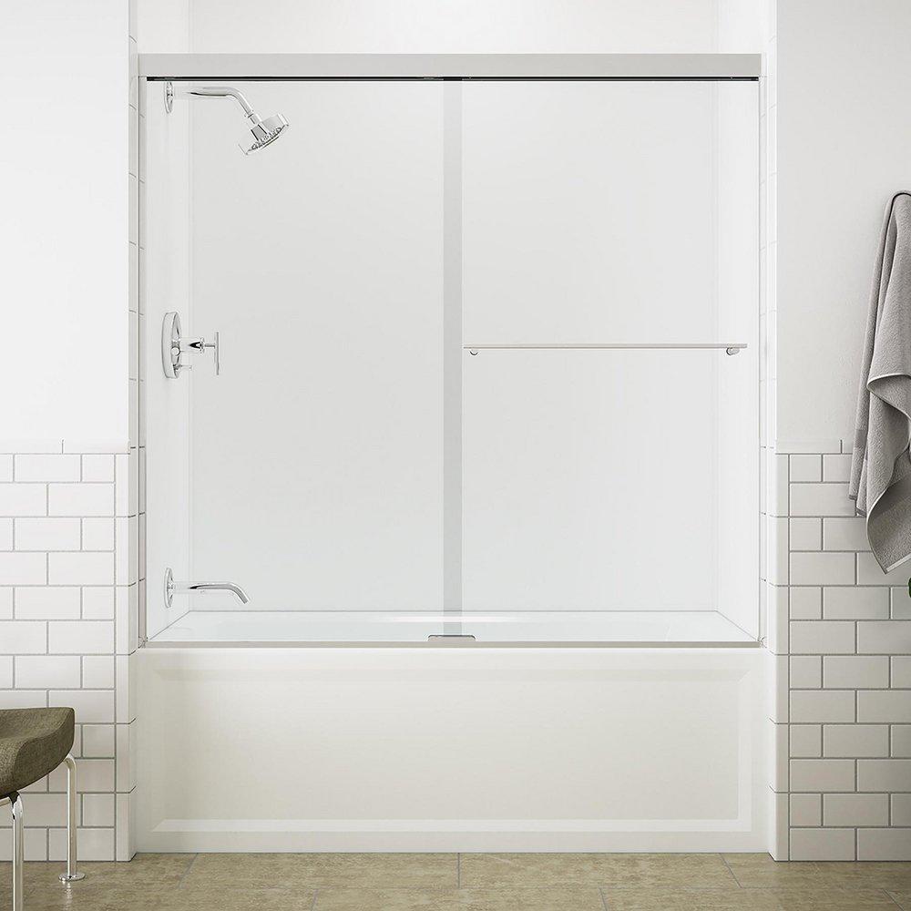 KOHLER White 60 x 32 in. Soaker Alcove Bathtub with Left Drain 