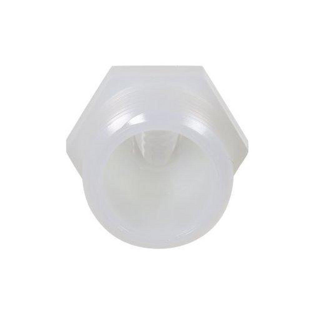 DiversiTech&reg; White Plain End x MPT Polypropylene Adapter 