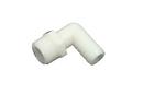 DiversiTech&reg; White Barbed x MIPT Nylon 90 Degree Reducing Elbow 