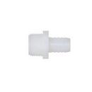 DiversiTech&reg; White Plain End x MPT Polypropylene Adapter 