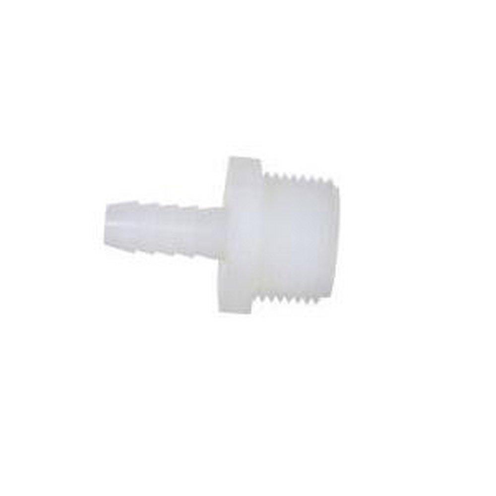 DiversiTech® White Plain End x MPT Polypropylene Adapter 