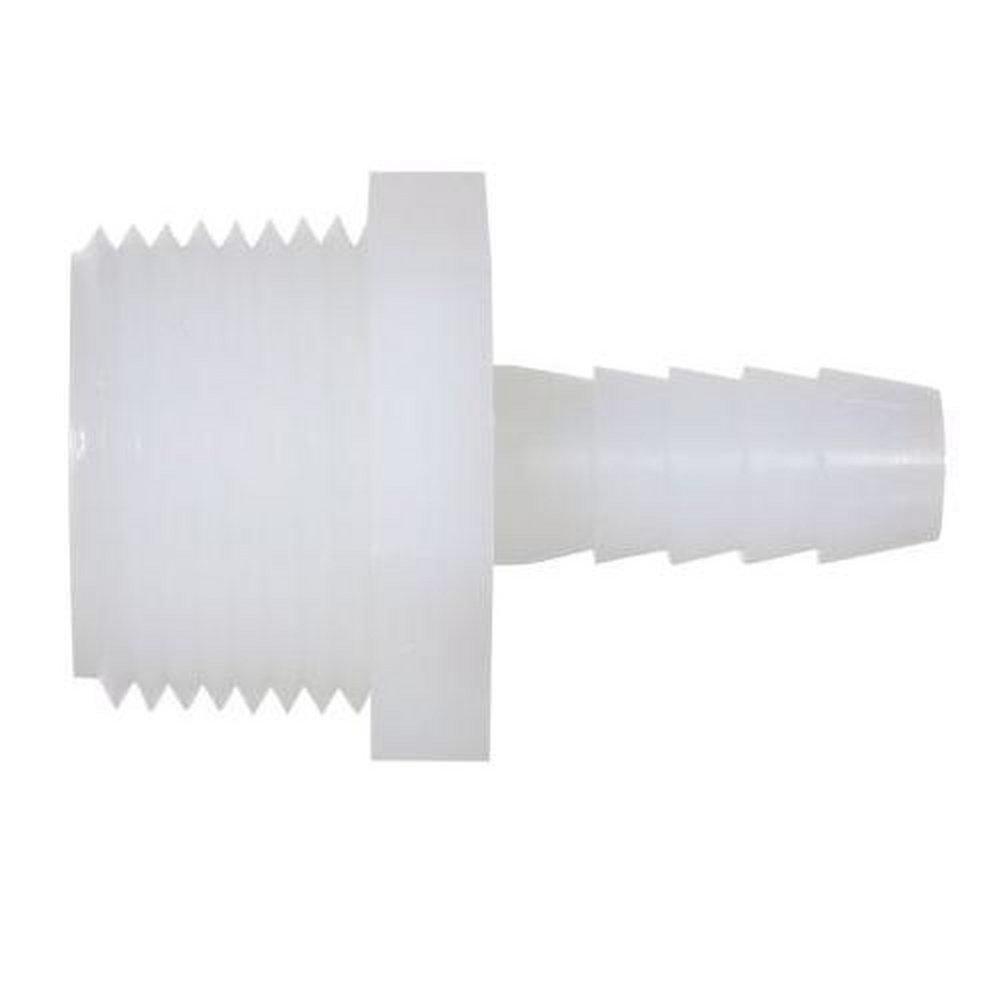 DiversiTech® White Plain End x MPT Polypropylene Adapter 