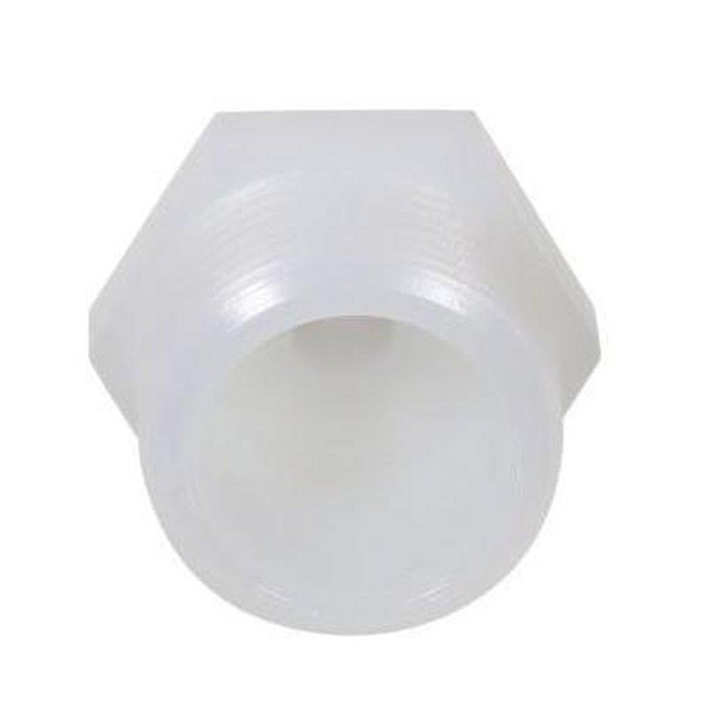 DiversiTech® White Plain End x MPT Polypropylene Adapter 