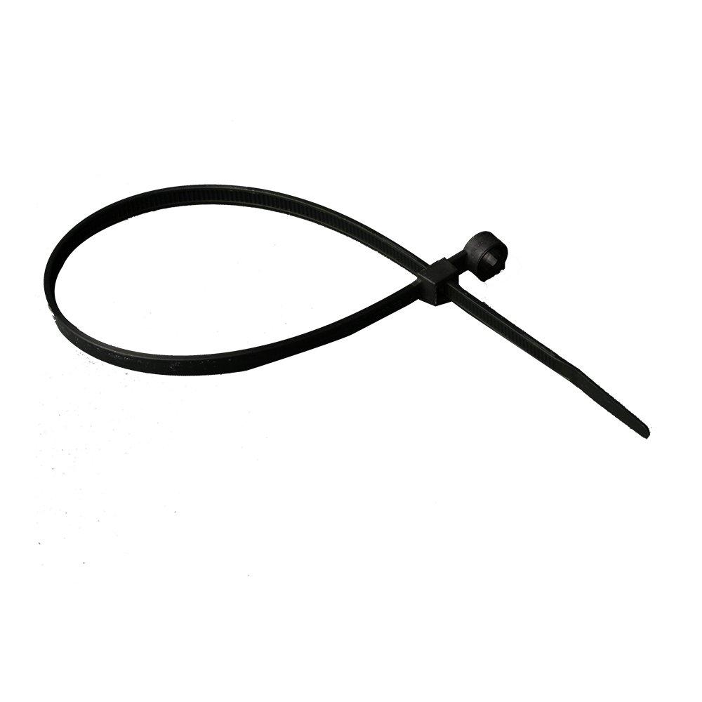 11 in. Nylon Wire Ties with Mounting Hole in Black (Pack of 100) 