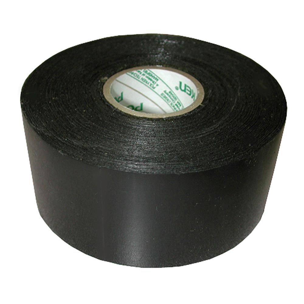 Jones Stephens Black 2 in. 33-1/2 yd. Pipe Wrap Tape in Black 