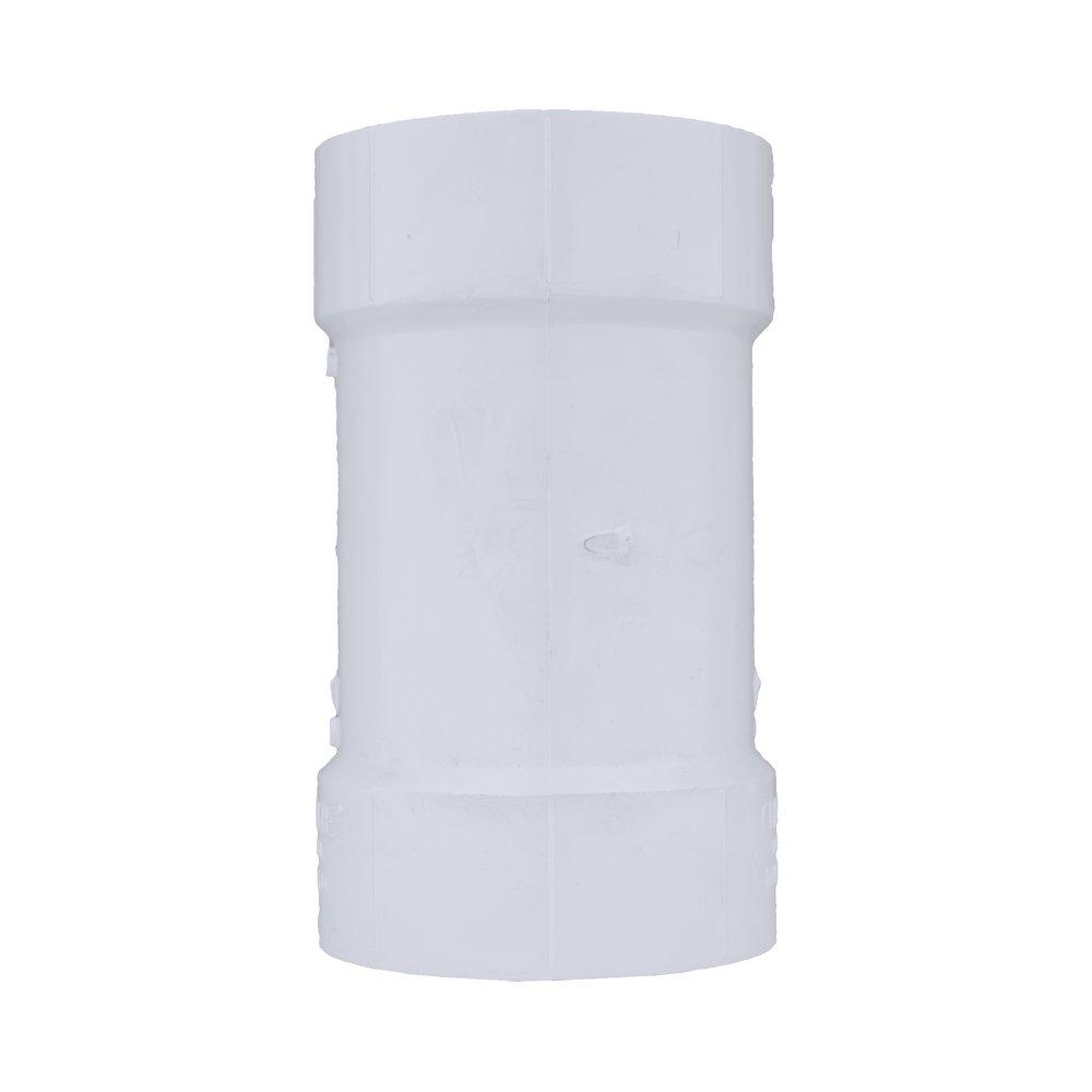 White PVC DWV Cleanout Tee (Without Plug) 