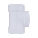 White PVC DWV Cleanout Tee (Without Plug) 