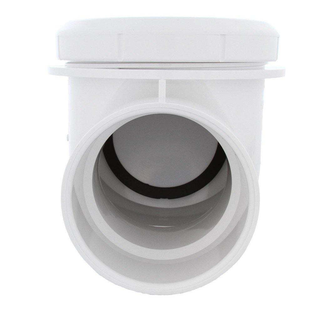 Jones Stephens White PVC Socket Backwater Valve 
