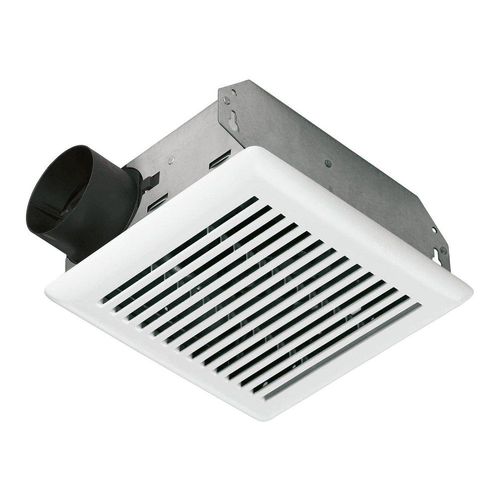 Broan White Bathroom Exhaust Fan in White 