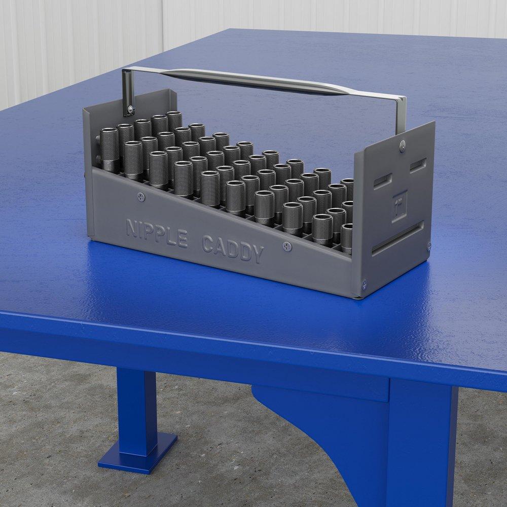 Jones Stephens Grey 8-1/8 in. High Impact Plastic Caddy 