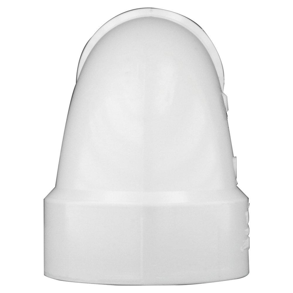 White PVC DWV 90° Closet Bend 