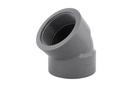 Grey Sch. 80 PVC Threaded 45 Elbow 