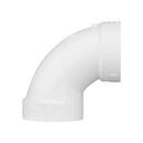 White PVC DWV 90&deg; Elbow 