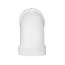 White Hub 90 Degree PVC DWV Elbow 