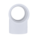 White Hub 90 Degree PVC DWV Elbow 