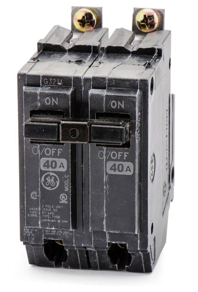 GE Industrial Systems 2-3/8 in. 120/240V 2-Pole Circuit Breaker 