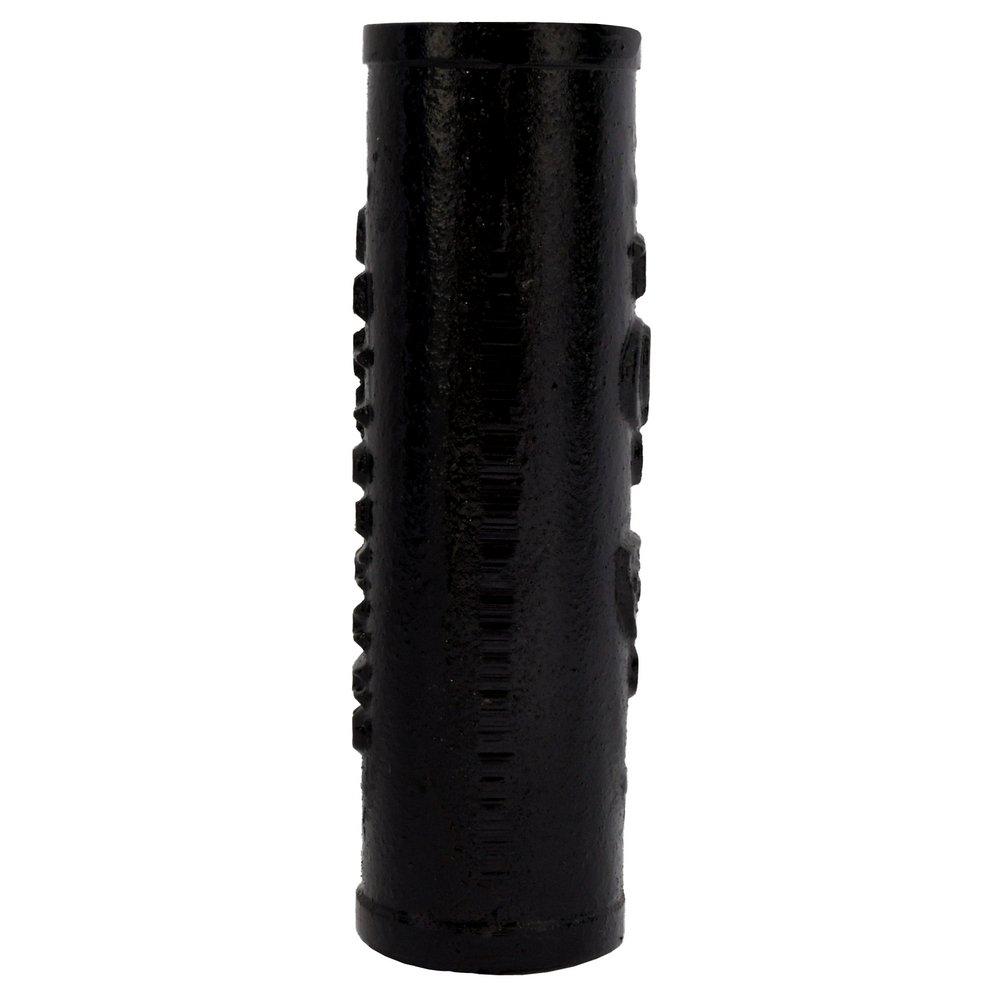 Black No Hub Cast Iron Sanitary Tee 