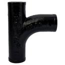 Black No Hub Cast Iron Sanitary Tee 