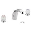 Moen Polished Chrome Two Handle Widespread Bathroom Sink Faucet 