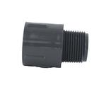 Dark Grey Socket Weld x MPT PVC Adapter 